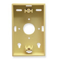 ICC MOUNTING BOX, LOW-PROFILE, 1-GANG, IVORY Stock# IC250MBSIV