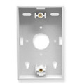 ICC MOUNTING BOX, LOW-PROFILE, 1-GANG, WHITE Stock# IC250MBSWH