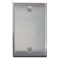 ICC Face Plate, 1 Gang, Blank, Stainless Steel, Part# IC630EBSSS