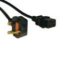 Tripp Lite 8ft Computer Power Cord Uk Cable C19 To Bs-1363 Plug 13a