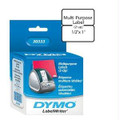 Dymo Labelwriter 30333 White Multi-purpose Labels (2-up), 1/2 X 1 1000 Per Roll