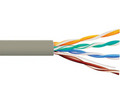 ICC Cat 5E, 350 UTP, Solid Cable, 24G, 4P, CMR, 1,000 FT, Grey, Part# ICCABR5EGY