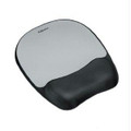 Fellowes, Inc. Memory Foam Mouse Pad/wrist Rest - Silve