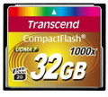 Transcend Information 32gb Cf Card (1000x, Type I )