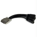 Startech 8.7/200mm Vhdci Male To 4x Hdmi Female Splitter Adapter Supports Upto Four Full