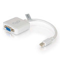 C2g 8in Mini Displayport To Vga Adapter Converter Male To Female Active White -