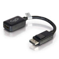 C2g 8in Displayport Male To Hdmi Female Adapter Converter - Black (taa Compliant)