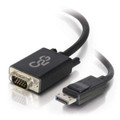 C2g 6ft Displayport Male To Vga Male Active Adapter Cable - Black (taa Compli