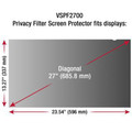 Viewsonic Vspf2700,viewsonic 27privacy Filter Screen Protector For Widescreen 16