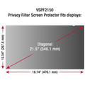 Viewsonic Vspf2150 Viewsonic 21.5 Privacy Filter