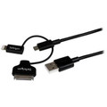 Startech Charge Or Sync A Micro Usb, Iphone, Ipod Or Ipad Device Using A Single Cable - C - 4148204