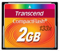Transcend Information Flash Memory Card - 2 Gb - Compactflash Card - Data Transfer Rate: 21.5mb/sec (m