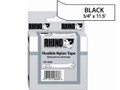 Dymo Rhino 3/4in X 11.5ft,  White Flexible Nylon Labels