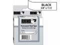 Dymo Rhino 3/8in X  18ft, White Vinyl Labels
