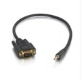 C2g 1.5ft Velocity Db9 Male To 3.5mm Male Serial Rs232 Adapter Cable