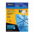Fellowes, Inc. Laminating Sheets Self Adhesive 9x12 3mi - 2548856
