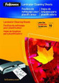 Fellowes, Inc. Laminator Cleaning Sheets 10pk,dds Must Be Ordered In Multiples Of Case Qty=20