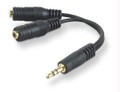 Belkin International Inc Audio Adapter - Mini-phone Stereo 3.5 Mm (m) - Mini-phone Stereo 3.5 Mm (f) - Bl