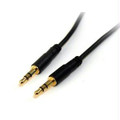 Startech 3ft Slim 3.5mm Stereo Audio Cable - M/m - This 3.5mm Stereo Audio Cable Is A Per