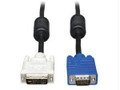 Tripp Lite 10ft Dvi To Vga Monitored Cable Shielded With Rgb High Resolution Dvi-a To Hd15