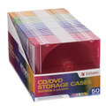 94178 - Color CD DVD Slim Cases 50Pk - Verbatim