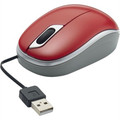 70752 - Retractable USB A Mouse Red - Verbatim