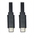 U040-006-C-FL - USB C to USB C Cable Flat USB - Tripp Lite Mfg Co.