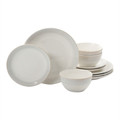120396.12 - MS 12pc Dinnerware Taupe - Gibson