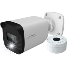 Speco 2MP HD-TVI Bullet Camera with White Light Intensifier, 2.8mm lens, NDAA, Junction Box, Part# H2LB1