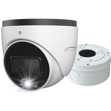 Speco 2MP HD-TVI Turret Camera with White Light Intensifier, 2.8mm lens, NDAA, Junction Box, Part# H2LT1