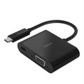 AVC001BK-BL - USB C to VGA plus Charge ADPT - Belkin