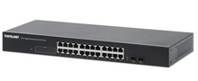 Intellinet 24-Port Gigabit Ethernet Switch with 2 SFP Ports, IES-24G02B, Part# 561877