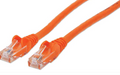 Intellinet Network Cable, Cat6, UTP,IEC-C6-OR-1.5, Orange,  Part# 342230