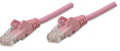 Intellinet Network Cable, Cat6, UTP, IEC-C6-PNK-1.5, Pink, Part# 392754