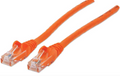 Intellinet Network Cable, Cat6, UTP, IEC-C6-OR-3, Orange, Part# 342247