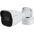 Speco 5MP Advanced Analytic IP Bullet Camera with IR, 2.8mm fixed lens, Junction Box, White, NDAA, Part# O5B2