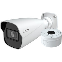 Speco 8MP IP Bullet Camera with 2.8mm Fixed Lens, Advanced Analytics, Includes Junction Box, White, NDAA, Part# O8B8