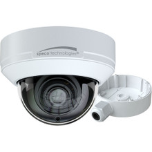 Speco 8MP H.265 NDAA IP Dome Camera with Advanced Analytics, Junction Box, White, Part# O8D9M
