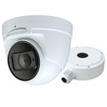 Speco 5MP HD-TVI Turret Camera, IR, 2.8-12mm motorized lens, Included Junc Box, White, Part# V5T2M