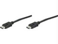 Manhattan 307116 DisplayPort Monitor Cable 2 m (6.6 ft.), Black, Stock# 307116
