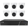 Speco 8 Channel H.265 NVR with 6 Outdoor IR 5MP IP Cameras, 2.8mm fixed lens, 2TB KIT, NDAA, Part# ZIPK8N2