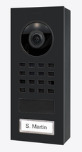 Doorbird SURFACE-MOUNT IP VIDEO DOOR STATION, Graphite black (Raven Polar), Powder-coated, Semi-gloss, D1101V-S, Part# 423874091