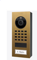 Doorbird D1101V-S SURFACE-MOUNT IP VIDEO DOOR STATION, Gold-finish as PVD coating, stainless steel, brushed, Part# 423878259