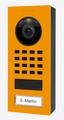 Doorbird D1101V-S, SURFACE-MOUNT IP VIDEO DOOR STATION, RAL 1037, stainless steel, powder-coated, semi-gloss, Part# 423878341