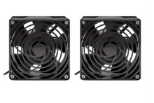 Intellinet 2-Fan Ventilation Unit for 19" Wallmount Cabinets, Part# 712415