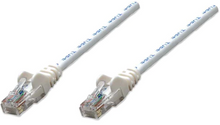 Intellinet IEC-C5-WT-0.5, Network Cable, Cat5e, UTP, White, Part# 347167