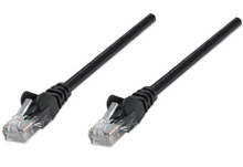 Intellinet IEC-C5-BK-1, Network Cable, Cat5e, UTP, Black, Part# 736091