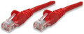 Intellinet IEC-C5-RD-1, Network Cable, Cat5e, UTP, Red, Part# 347457