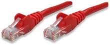 Intellinet IEC-C5-RD-1, Network Cable, Cat5e, UTP, Red, Part# 347457