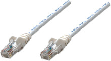 Intellinet IEC-C5-WT-1.5 , Network Cable, Cat5e, UTP, White, Part# 345088